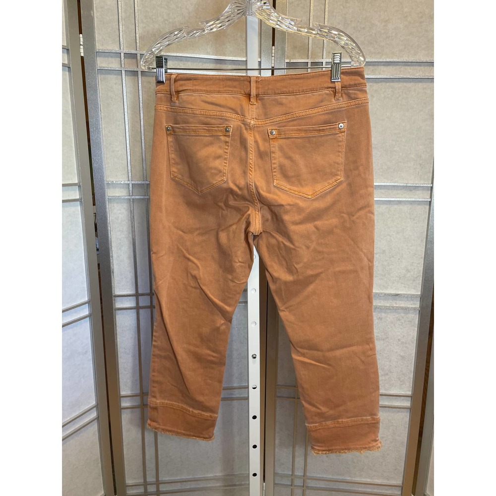 *J Jill Light Salmon Jeans Size 8 P Mid Rise - Picture 3 of 3